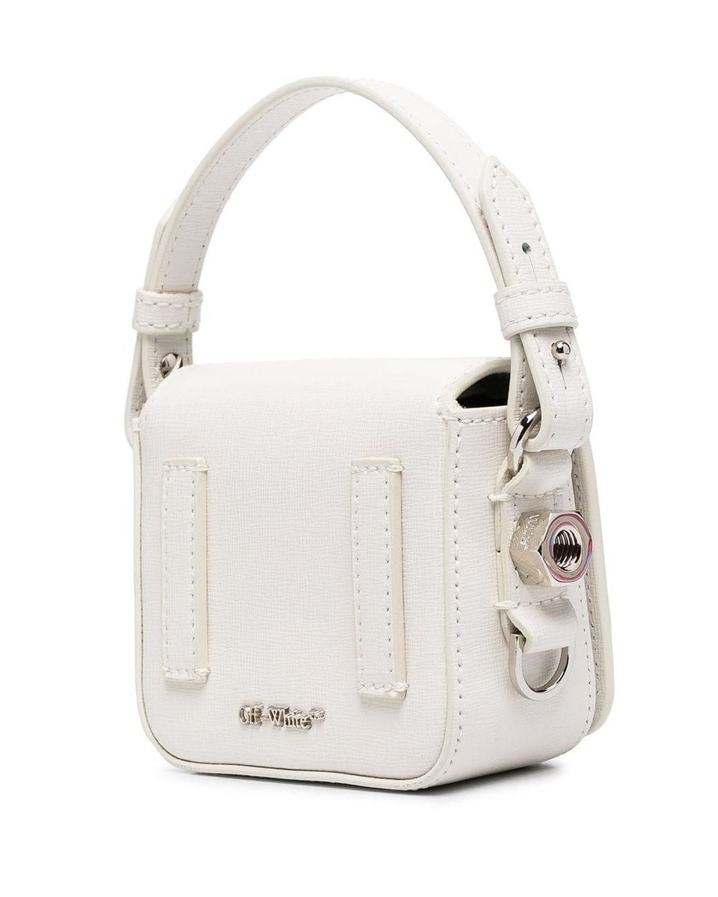 Off-White c/o Virgil Abloh Blue Diagonal Baby Flap Bag