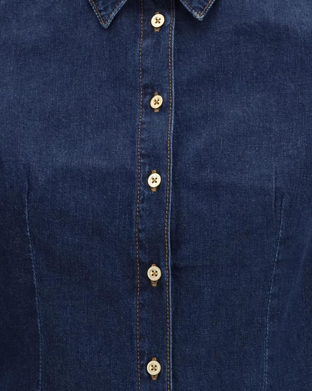 7 For All Mankind Blue Button Shirt