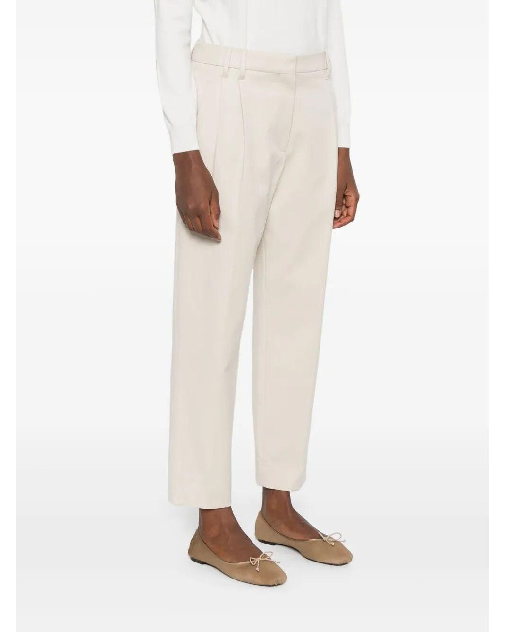 Brunello Cucinelli White Pants