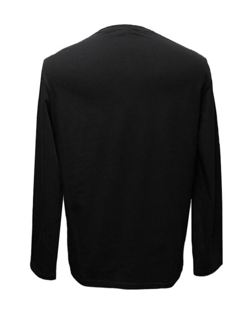 Emporio Armani Black Logo Print T-Shirt And Sweatpants Set for men