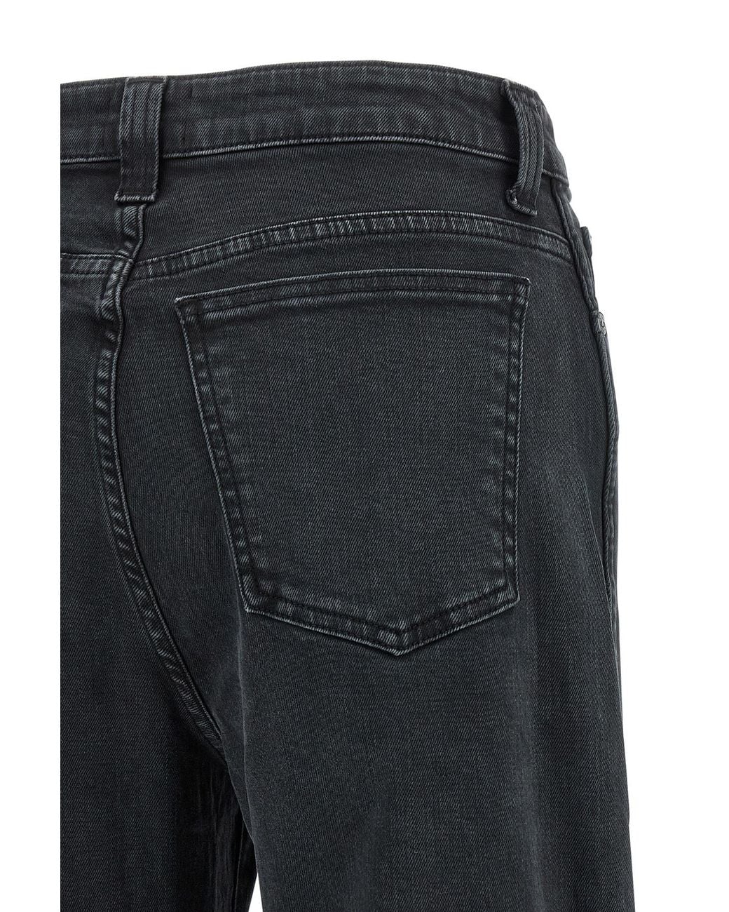Khaite Black Dane High Waisted Jeans