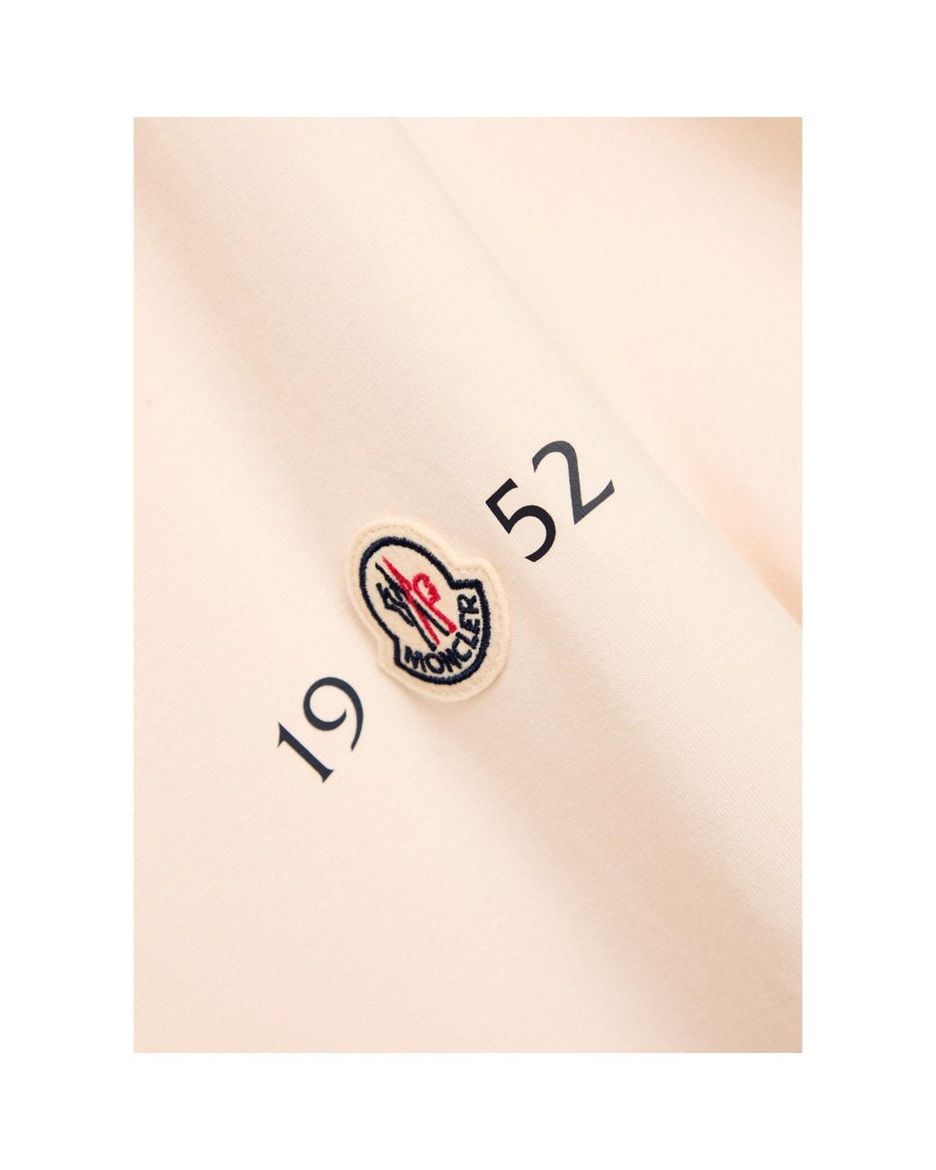 Moncler Natural Cotton Short-Sleeve Slim-Fit T-Shirt for men