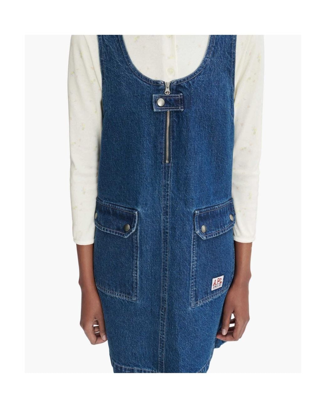 A.P.C. Blue Dominic Dress