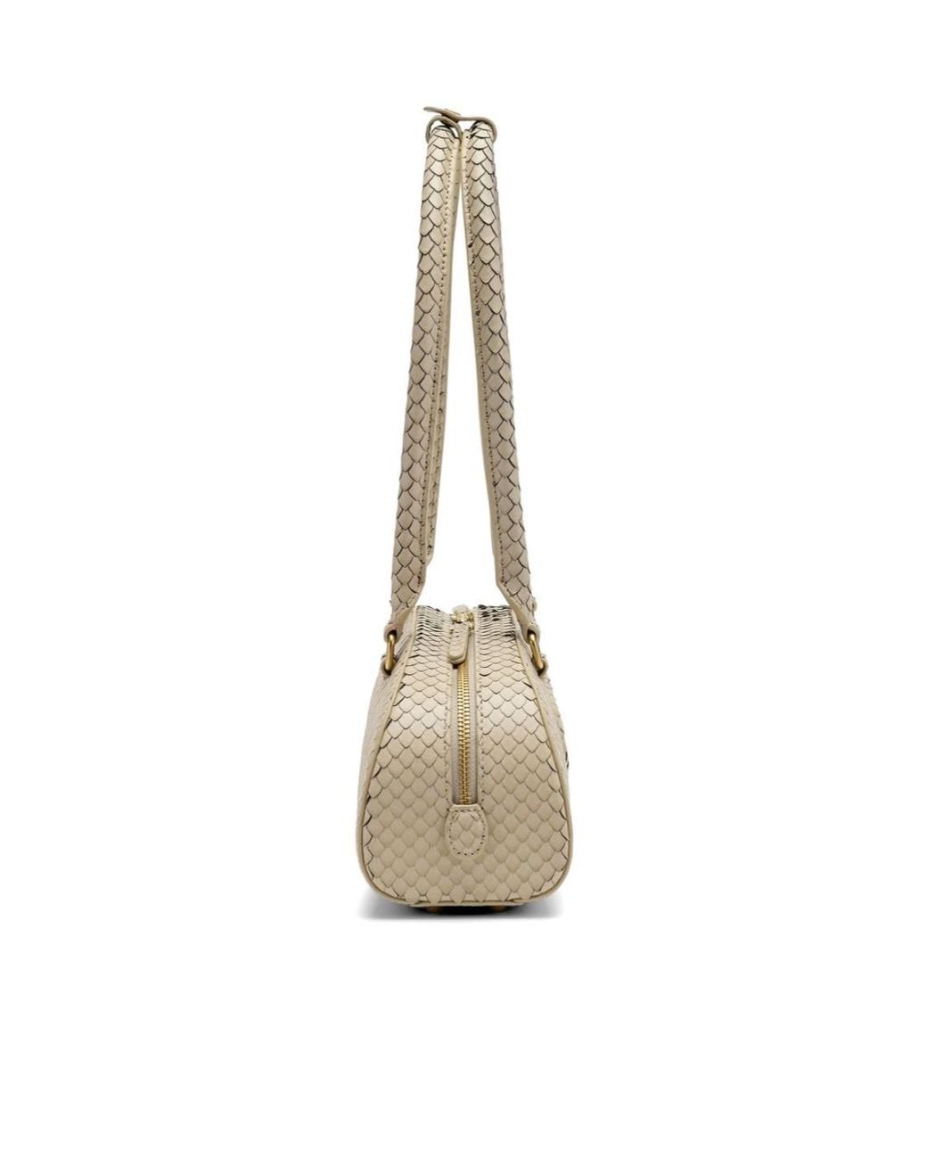 DIESEL Natural 1Dr Dome Embossed Shoulder Bag
