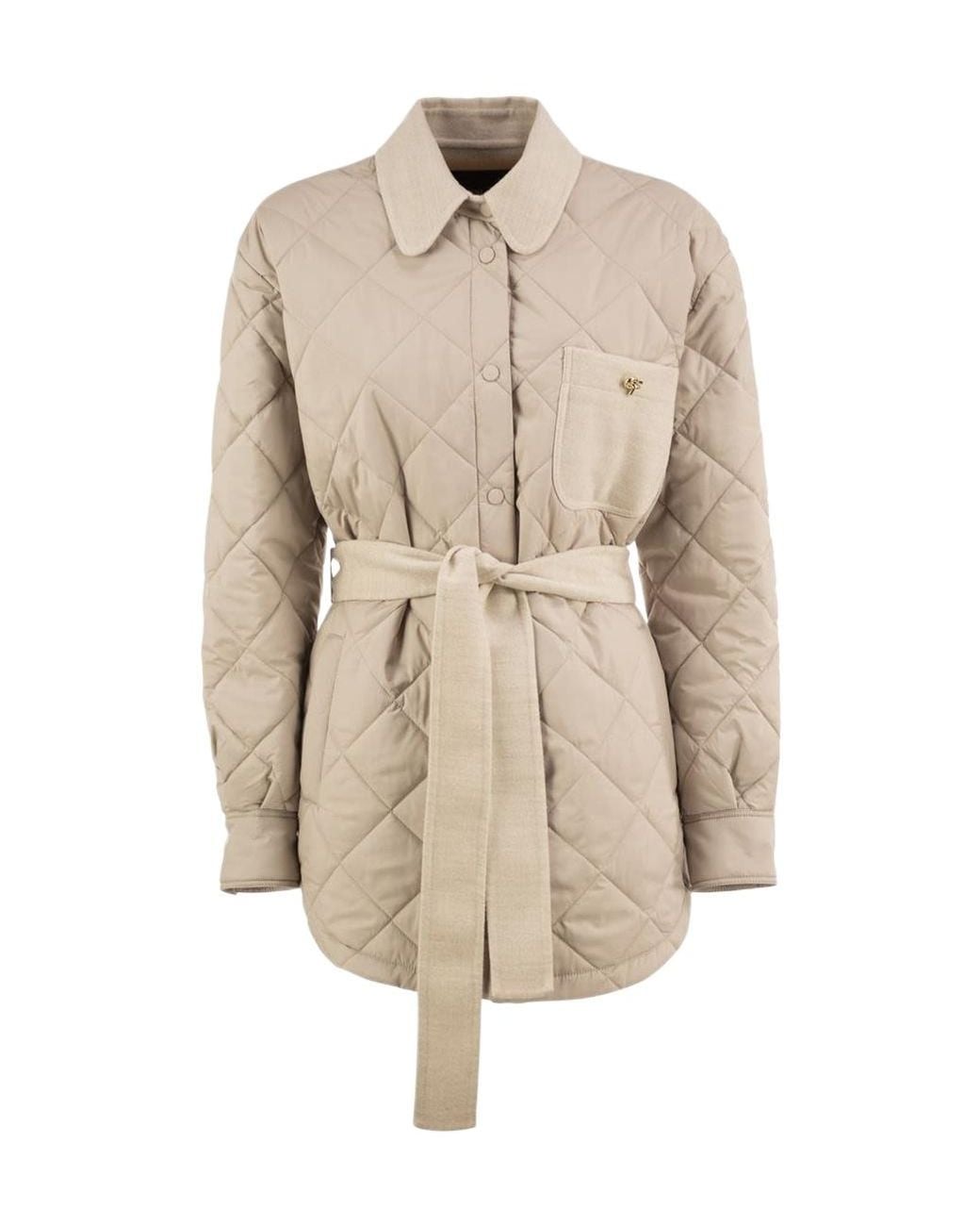 Fabiana Filippi Natural Long-Sleeve Jacket