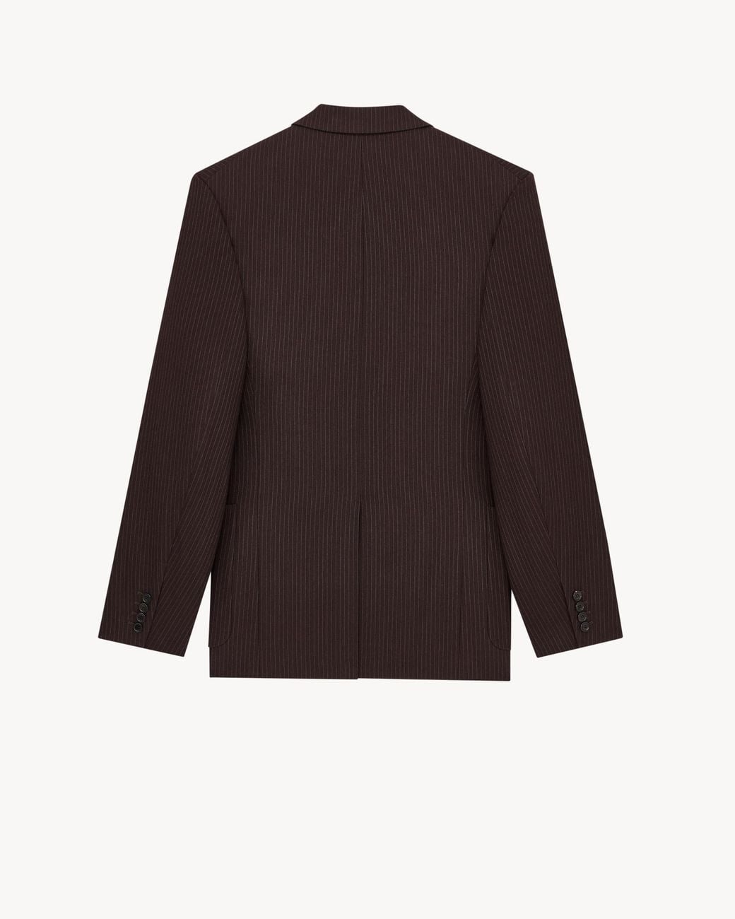 Saint Laurent Brown Double-Breasted Jacket for men