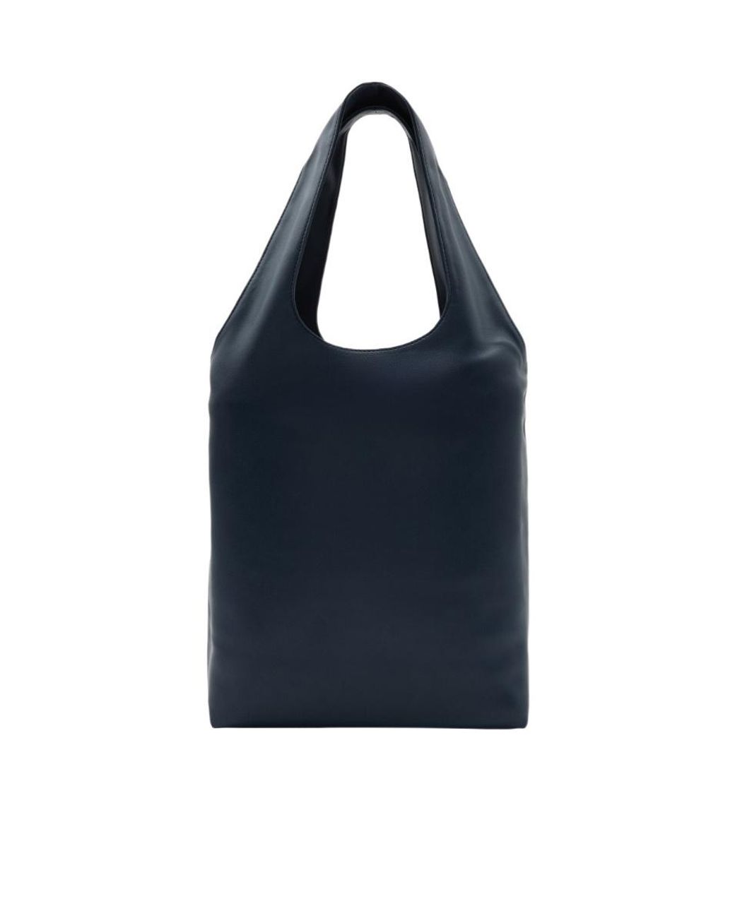 A.P.C. Blue Ninon Logo Small Tote Bag