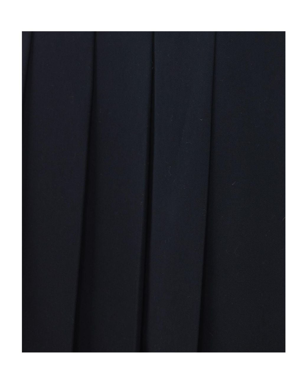 A.P.C. Blue Pleated Midi Skirt