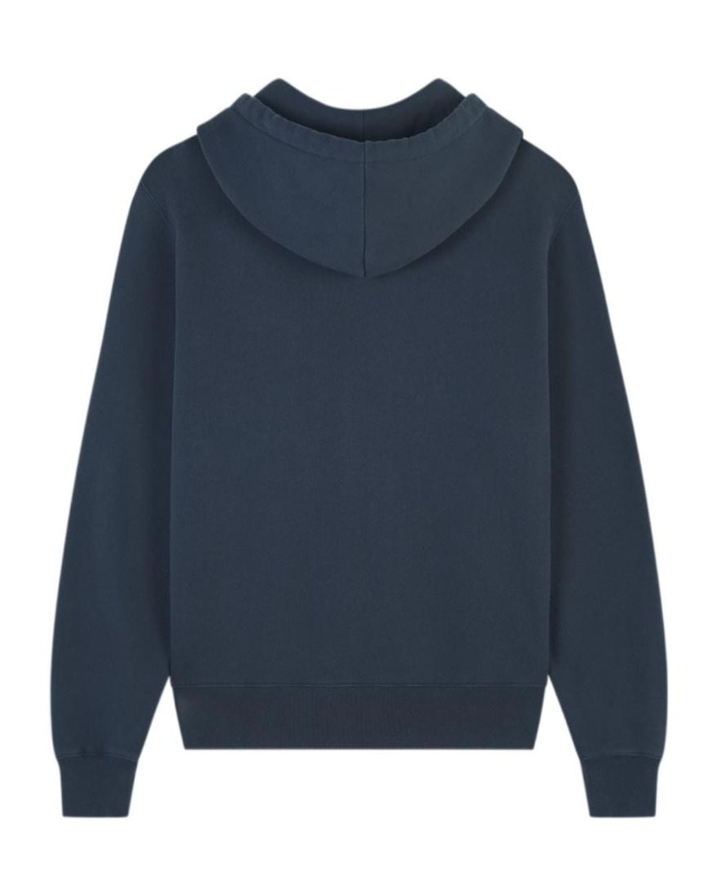 Maison Kitsuné Blue Maison Kitsuné Fox Head Patch Zipped Hoodie for men
