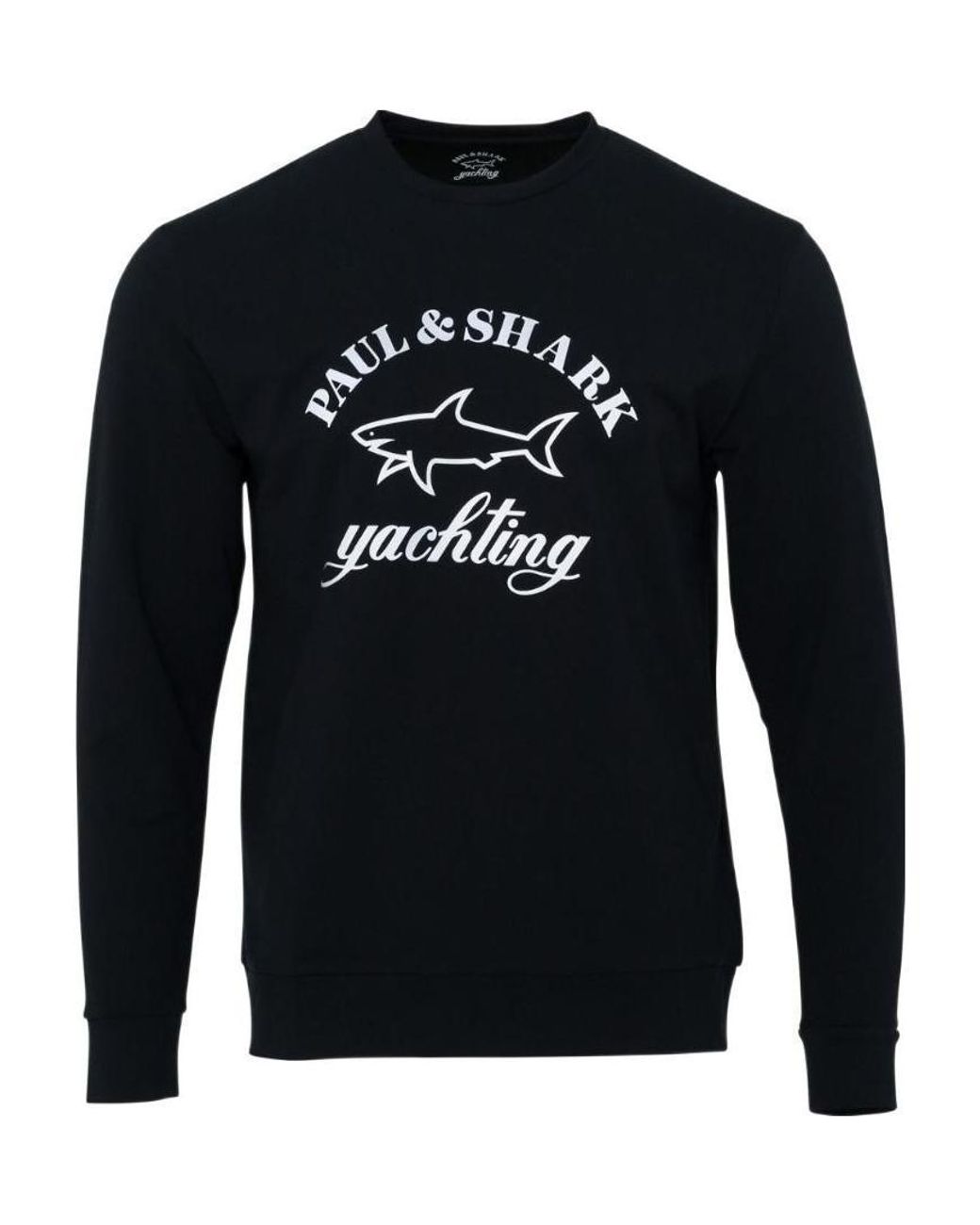 Paul & Shark Blue Logo Sweater for men