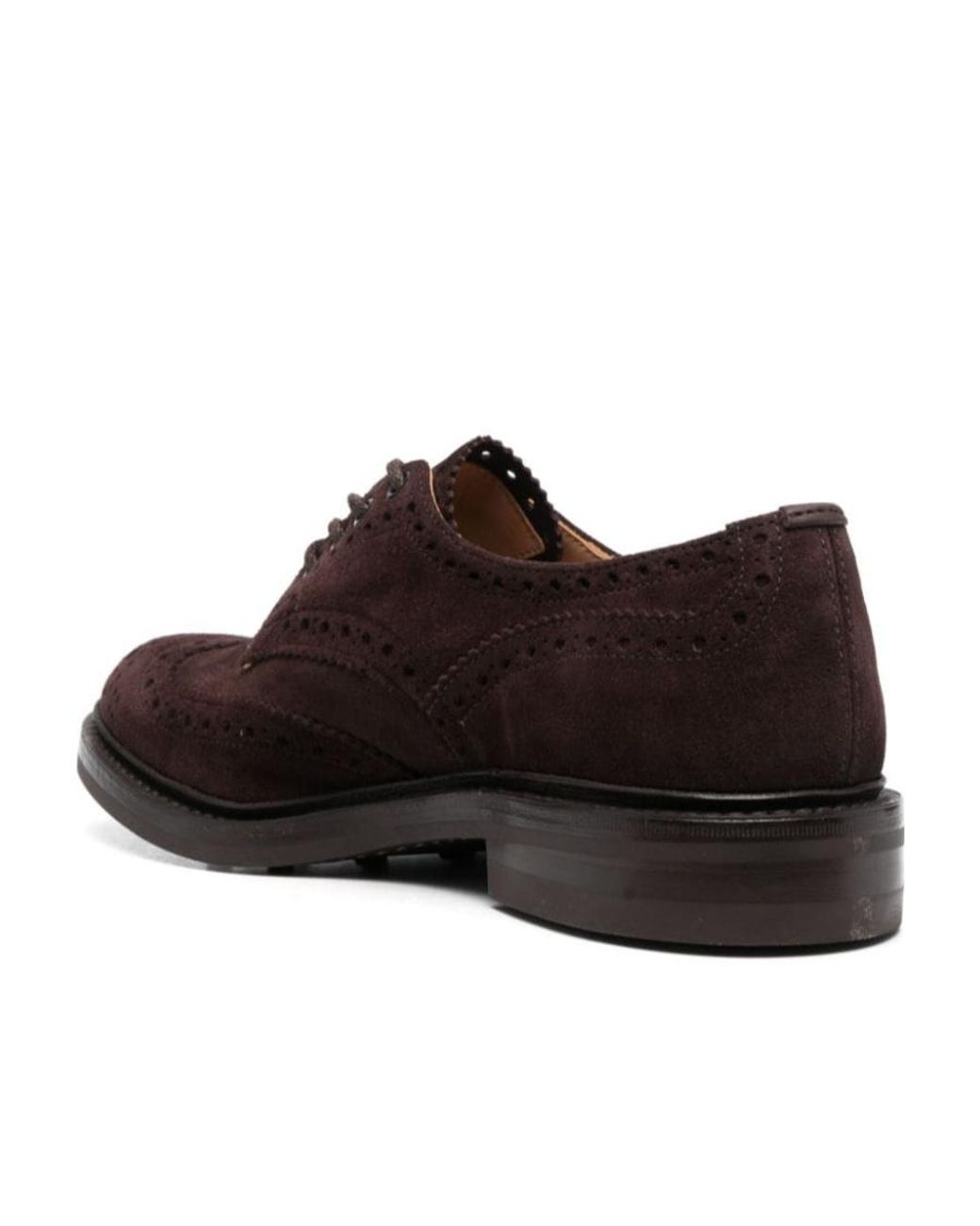 Tricker's Brown Bourton Suede Brogues for men