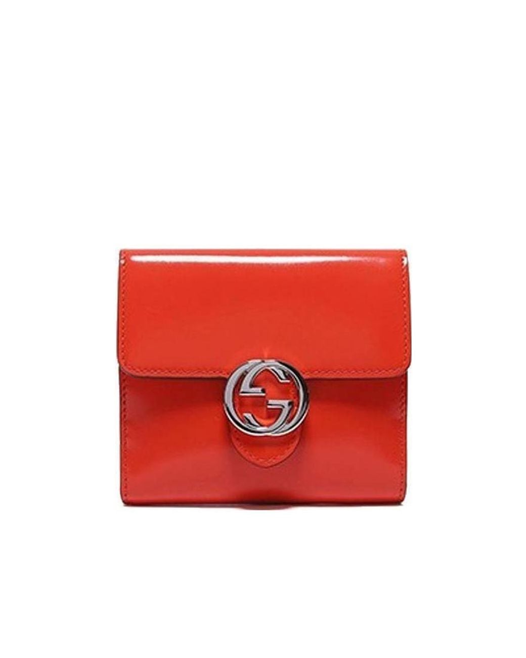 Gucci Red Logo Wallet