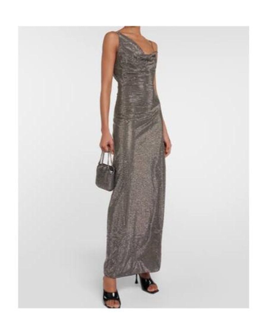 Stella McCartney Multicolor Asymmetric Embellished Maxi Dress