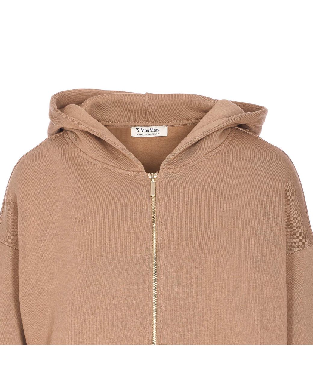 Max Mara Gray 'S Julia Zip-Up Long-Sleeved Hoodie