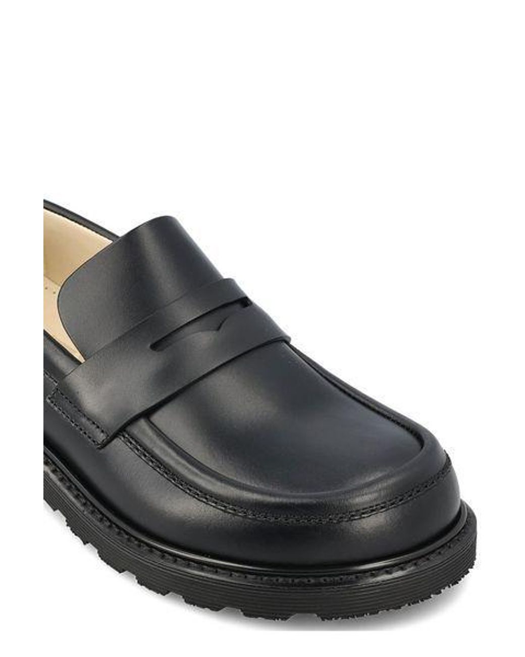Loewe Black Round-Toe Blaze Loafers