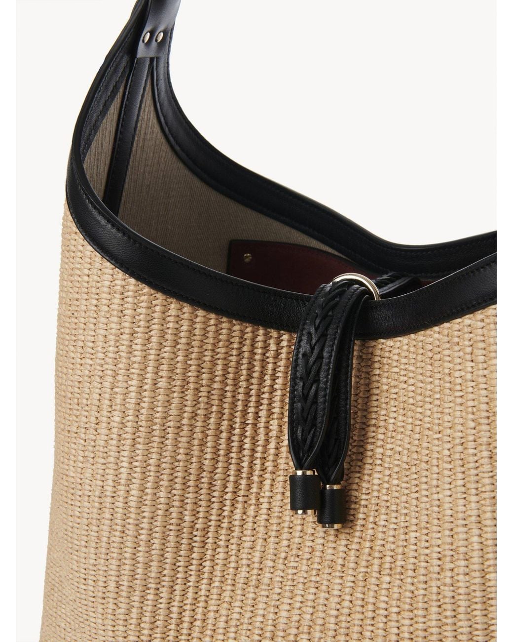 Chloé Natural Chloé Marcie Tassel Detailed Tote Bag