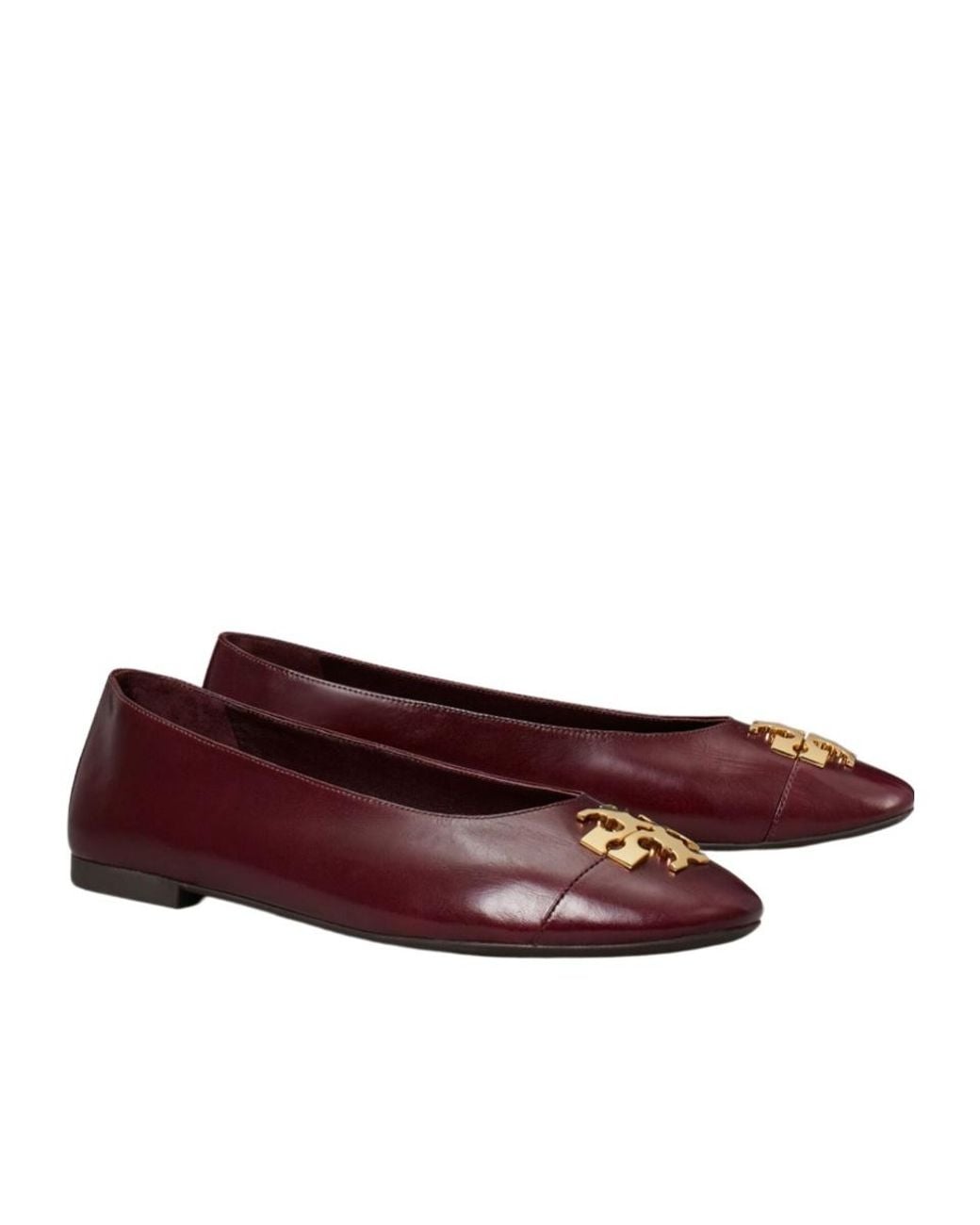 Tory Burch Brown Charlie Ballet Flats