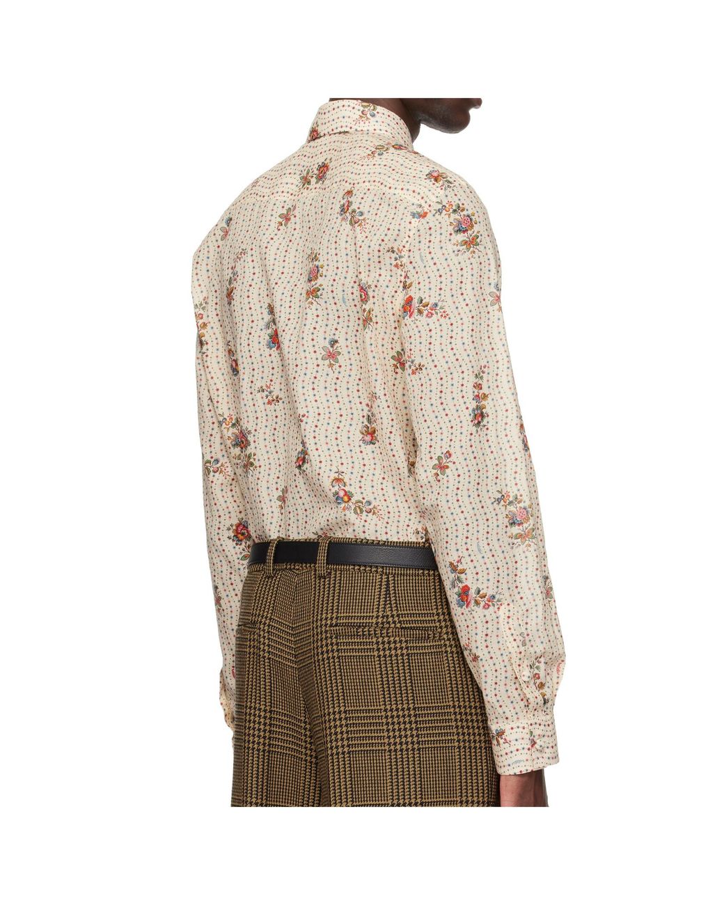 Valentino Natural All-Over Patterned Button-Up Shirt for men