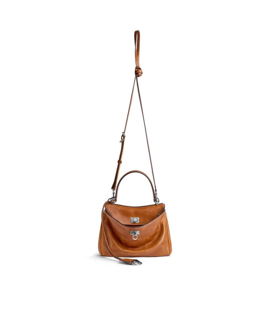 Balenciaga Brown Rodeo Mini Top Handle Bag
