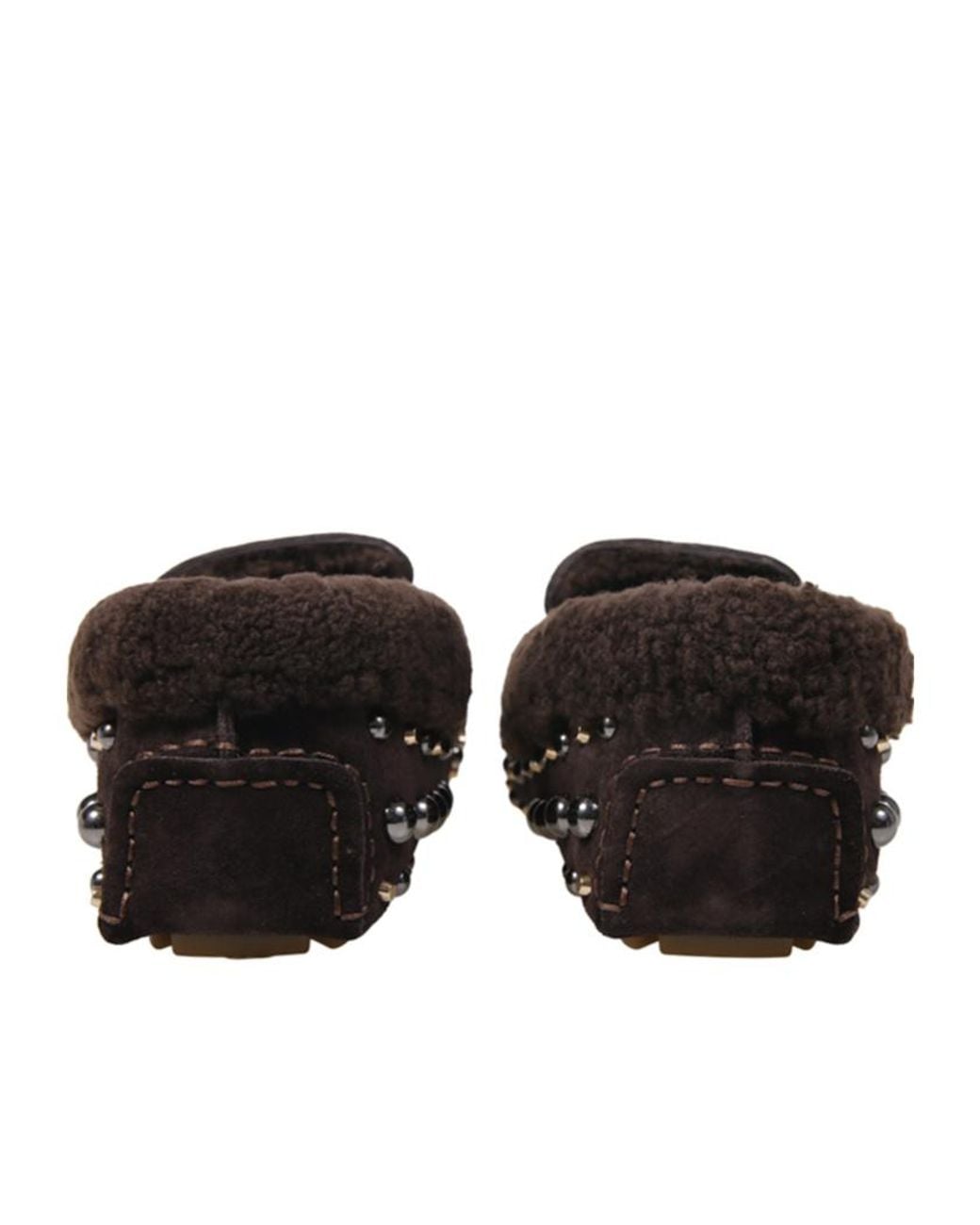 Strategia Black R55 Embellished Tassel Flat Shoes
