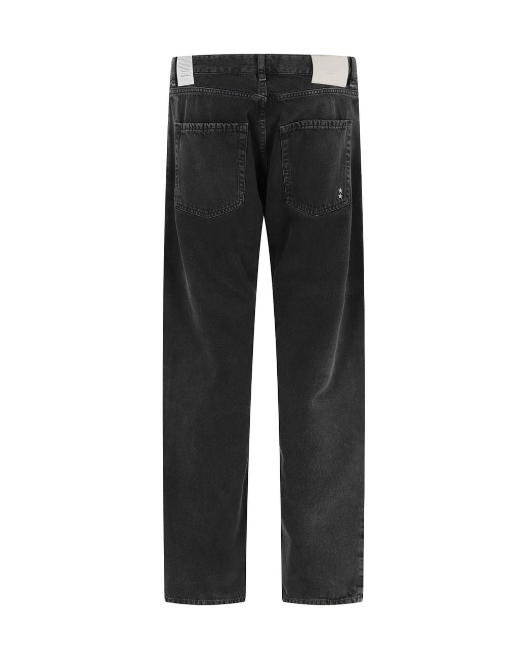 ICON DENIM Black Kanye 098 Straight-Leg Jeans for men