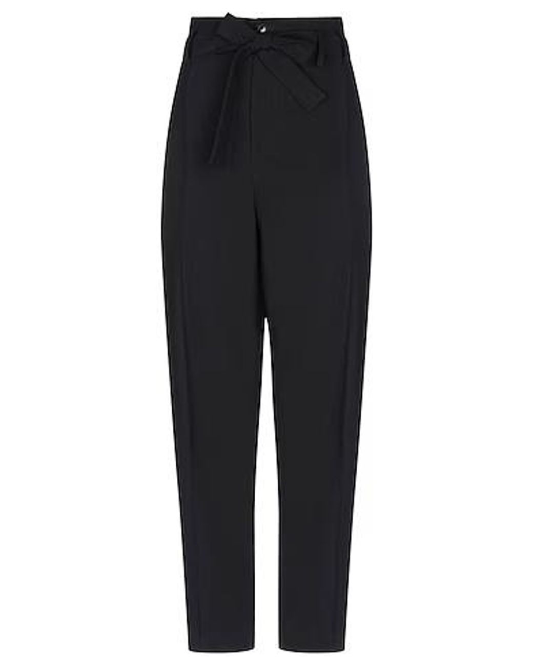 Isabel Marant Blue Solid Color High-Waisted Tapered Pants