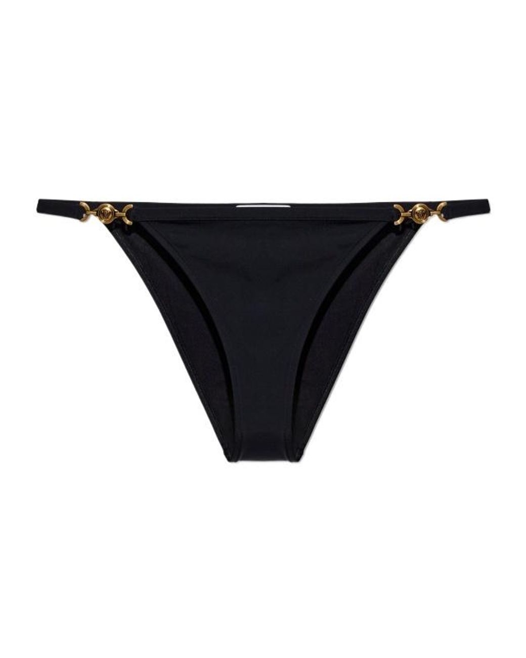Versace Black Bikini Bottoms