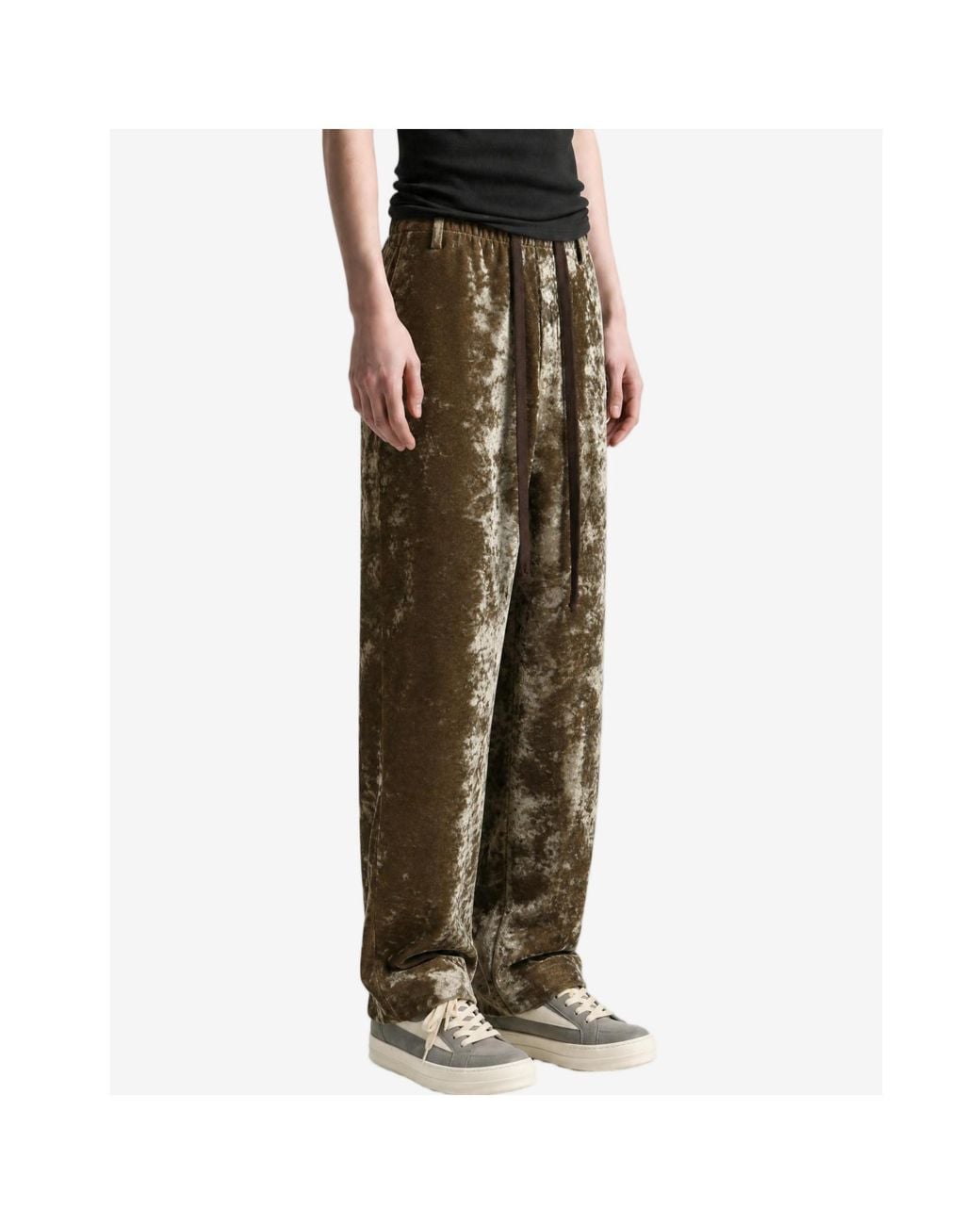 Uma Wang Green Casual Trousers With Belt Loops for men