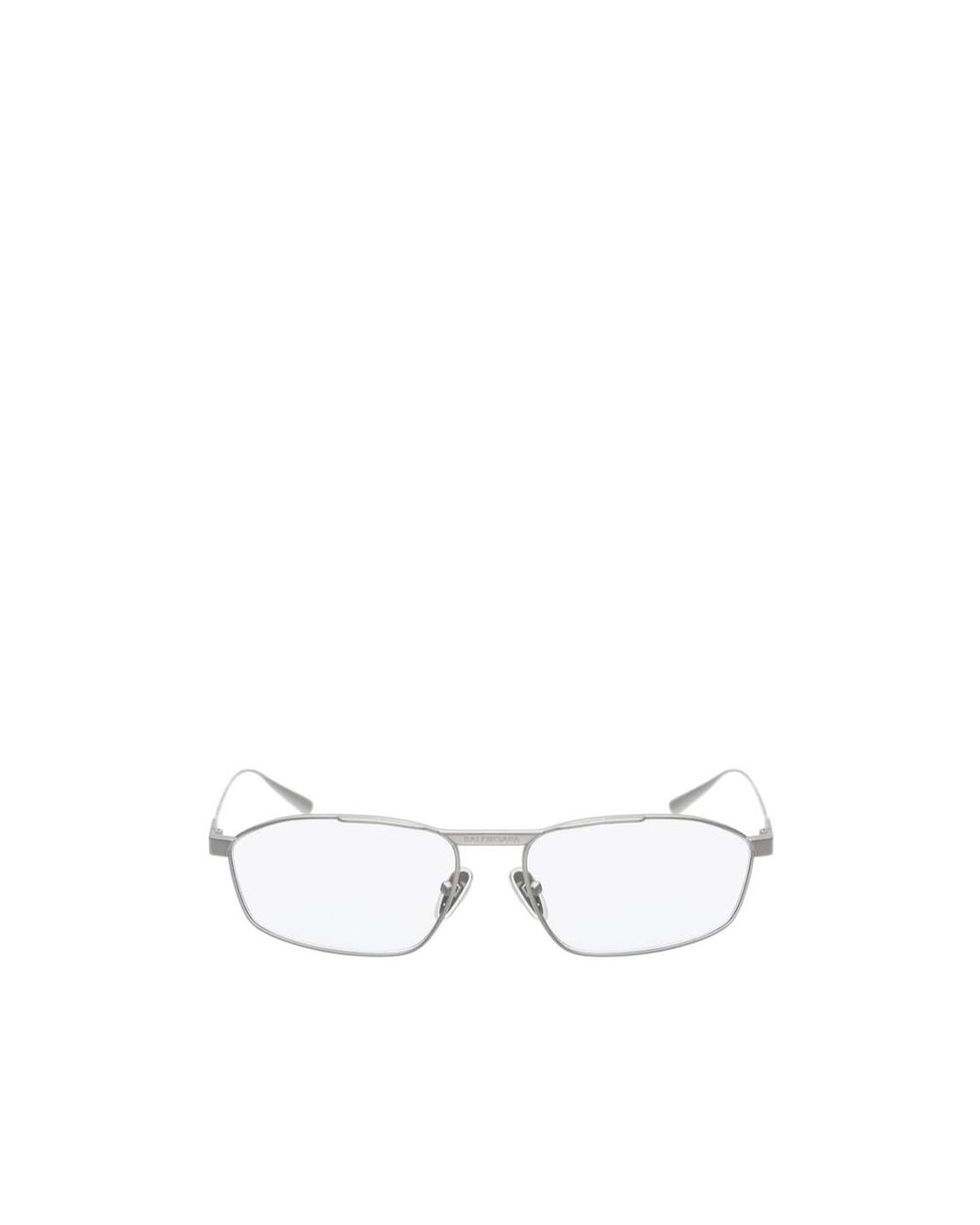 Balenciaga White Eyewear Tag 3.0 D-Frame Sunglasses for men