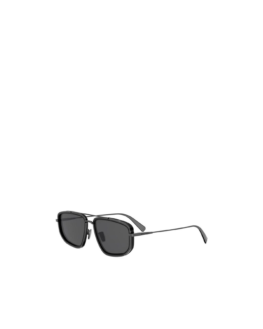 BVLGARI White Full Frame Sunglasses for men