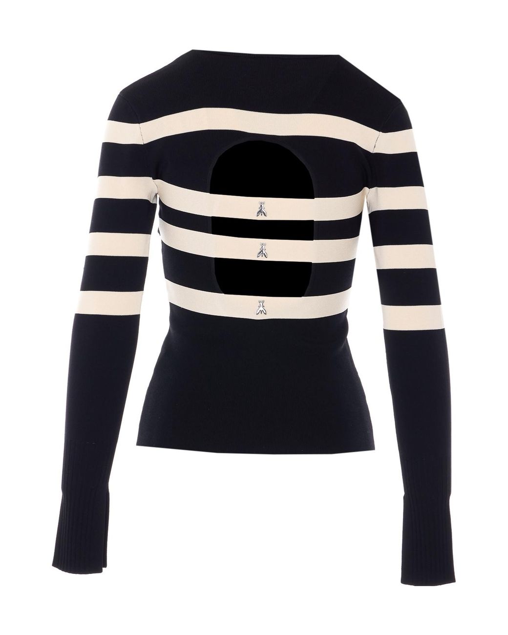 Patrizia Pepe Blue Striped Pullover