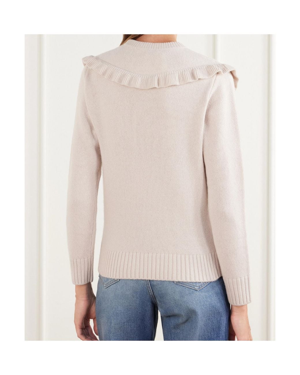 Chloé Natural Long-Sleeved Sweater