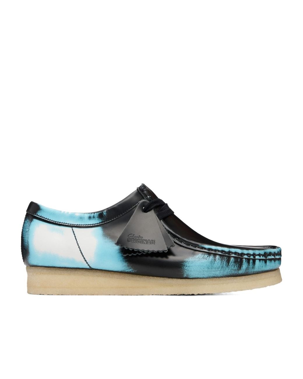 Clarks Blue Wallabee Derby Shoes for men