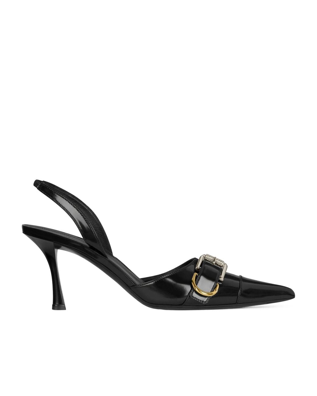 Givenchy Black Voyou Slingback Pumps