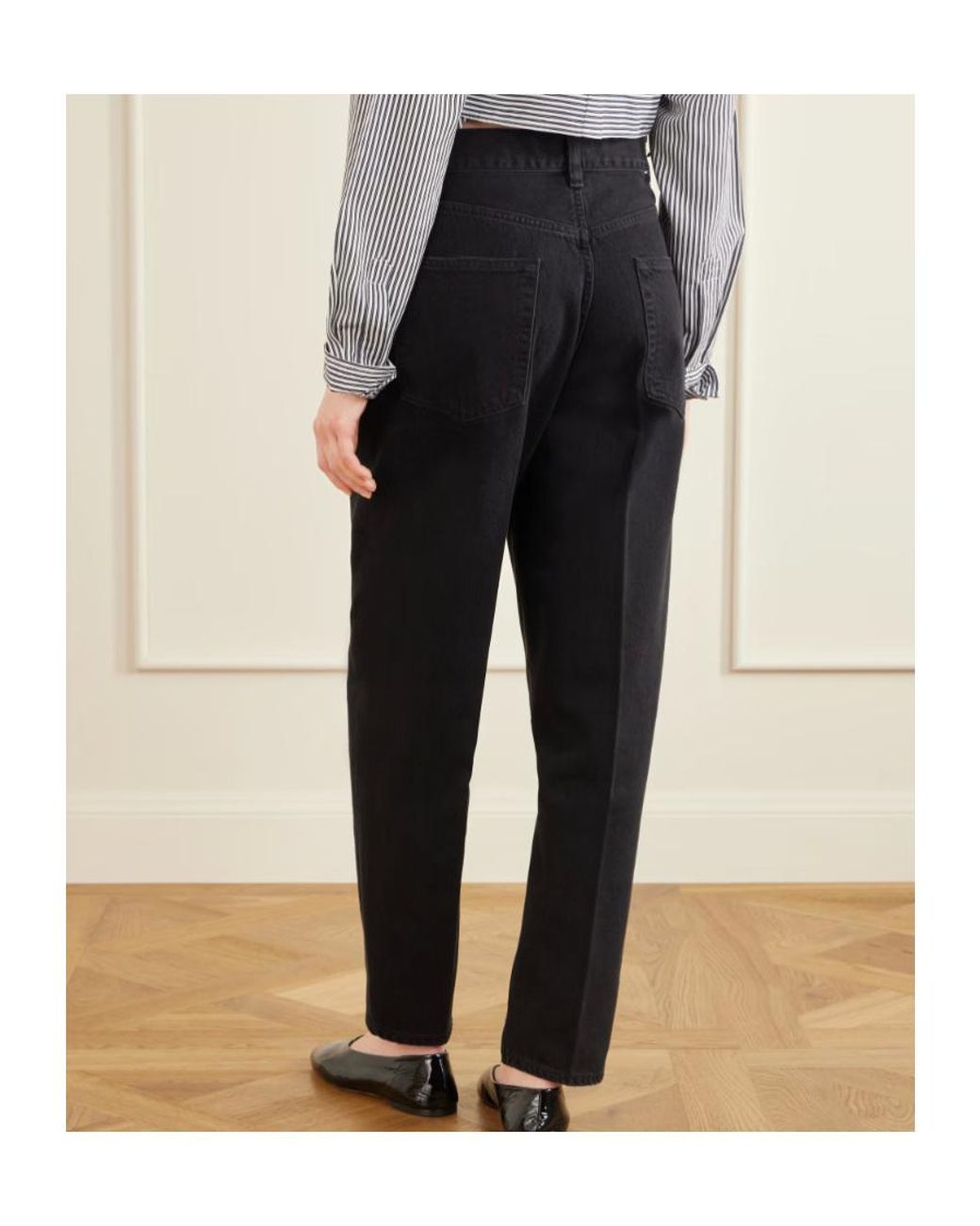 Agolde Black 80's Belt-Loops Jeans