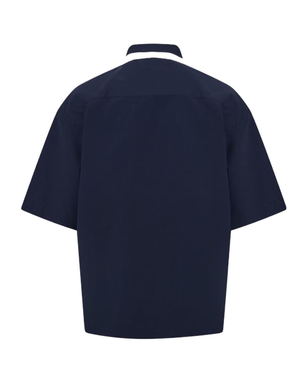Gucci Blue Logo Short Sleeve Shirt for men