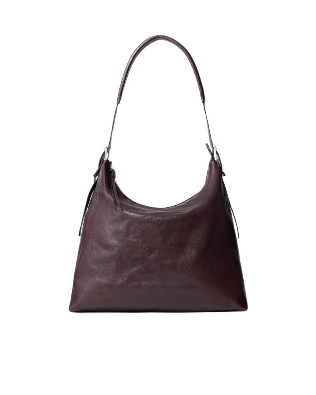 Lemaire Brown Belted Hobo Bag