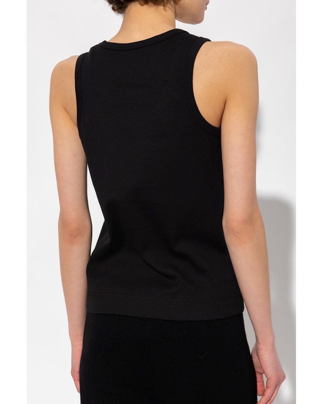 Moncler Black Logo Tank Top