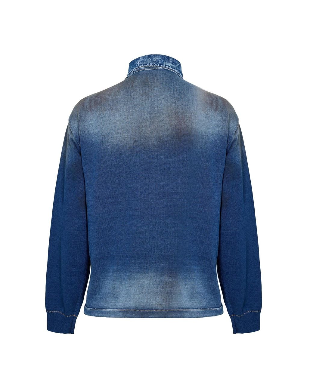 DSquared² Blue Longsleeve Denim Polo Shirt for men