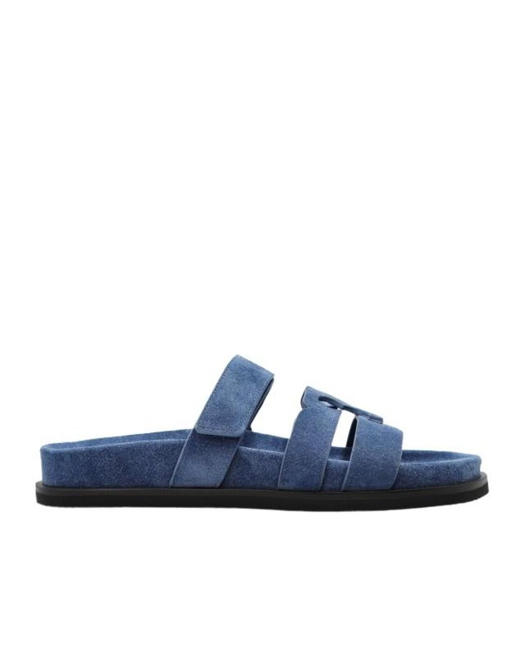 Tory Burch Blue Ines Sport Slides