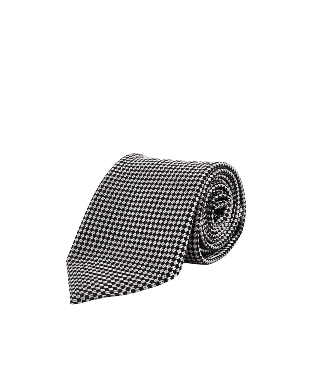 Tom Ford Pattern Tom Ford Micro Pattern Tie in Gray for Men | Lyst