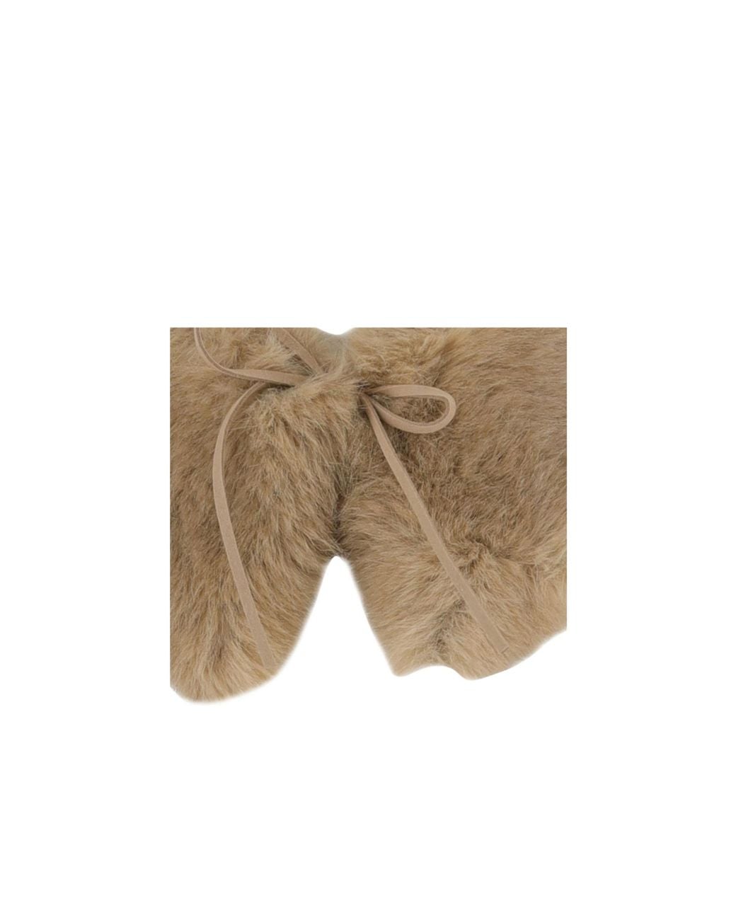 By Malene Birger Natural Cowie Faux Fur Collar Scarf
