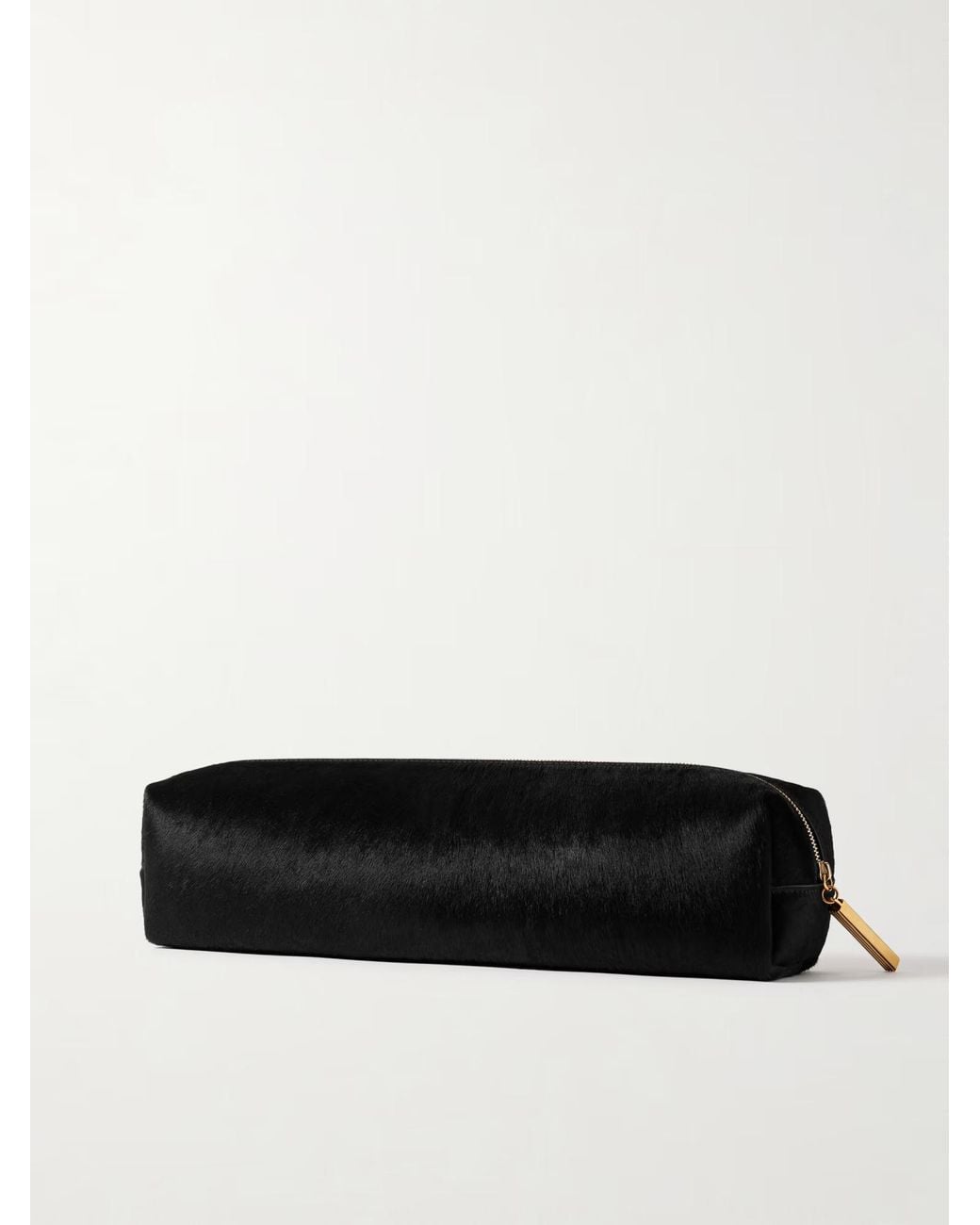 Khaite Black Kye Calf Hair Clutch