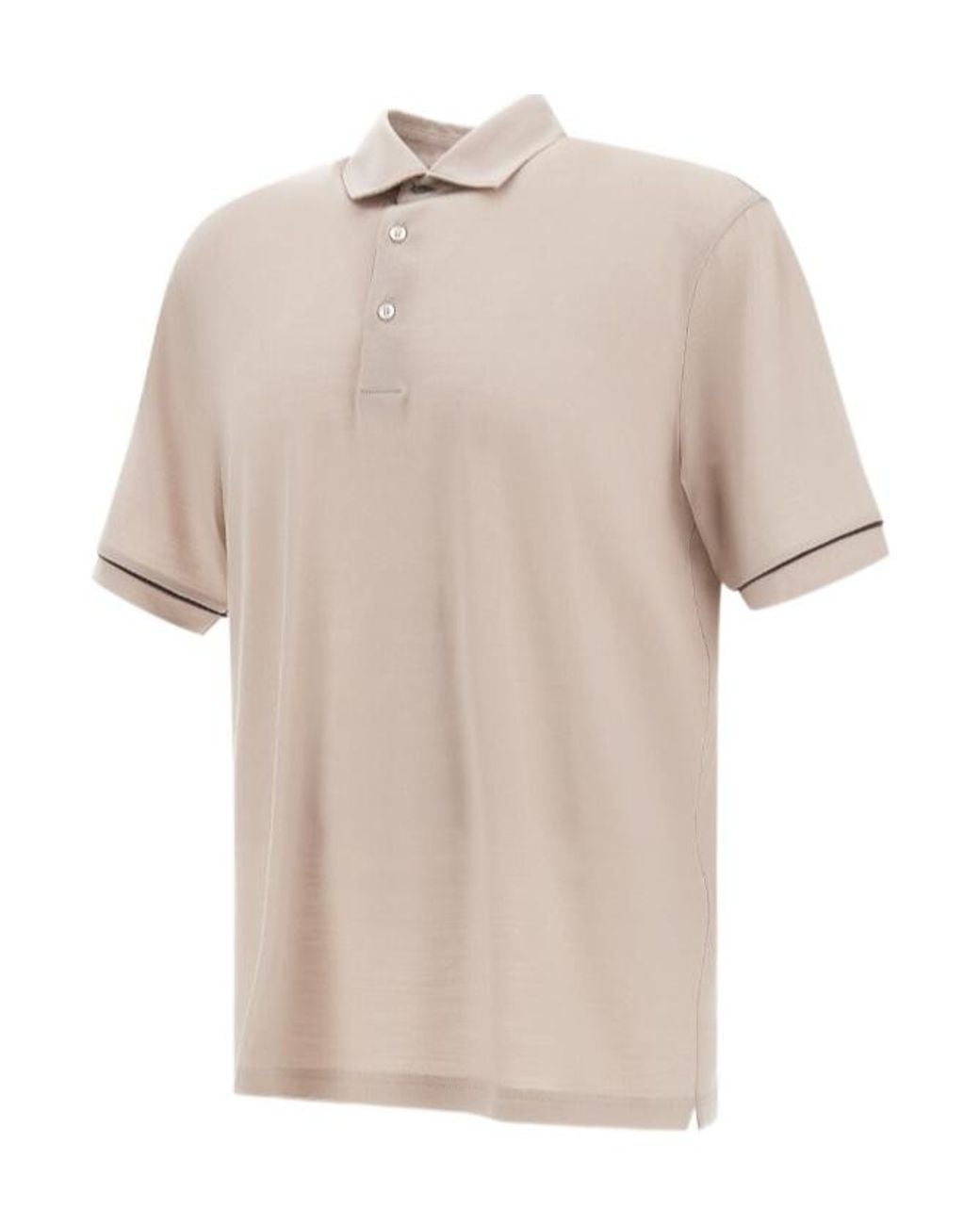 Herno White Resort Wool Polo Shirt for men
