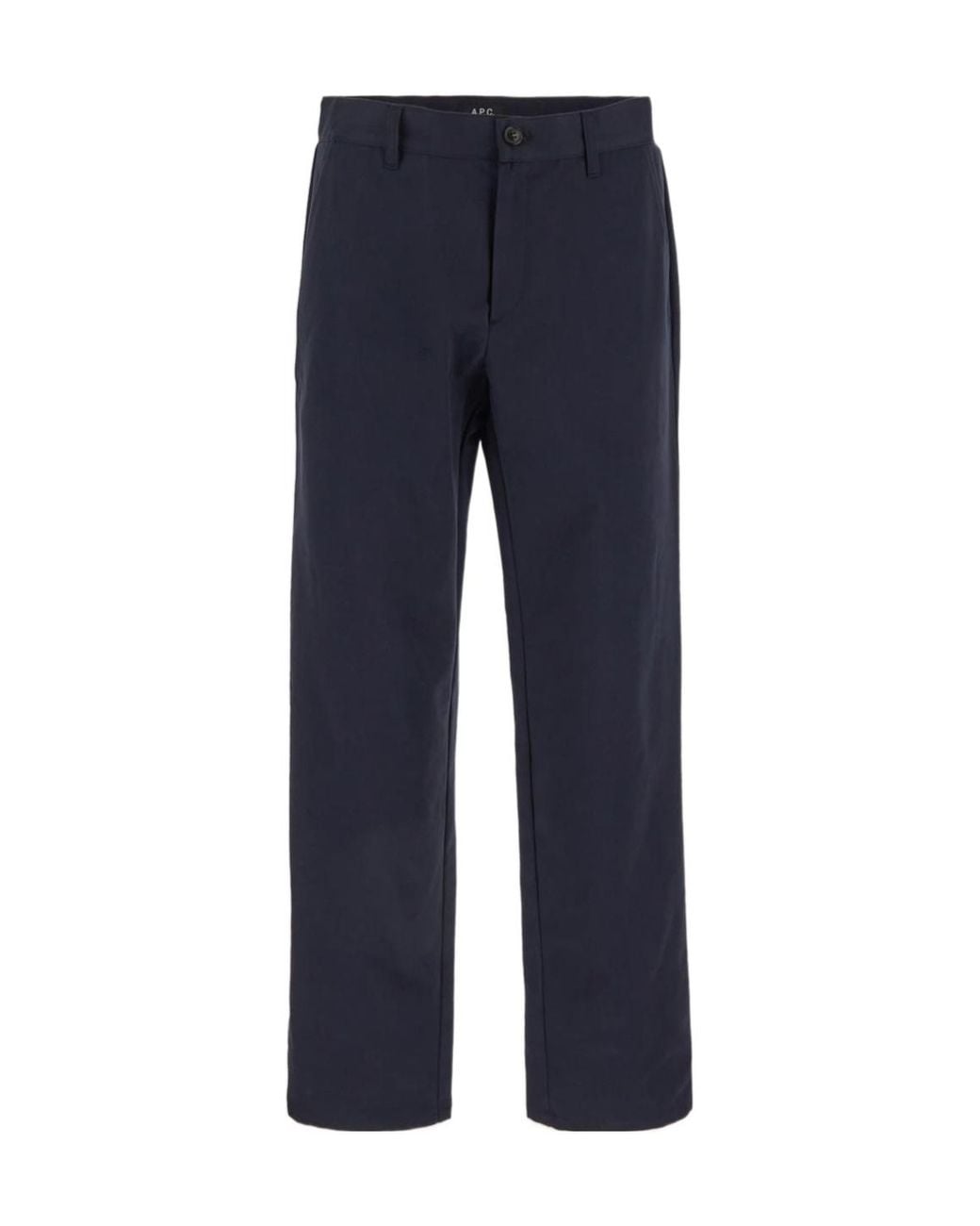 A.P.C. Blue Classic Straight-Leg Pants for men