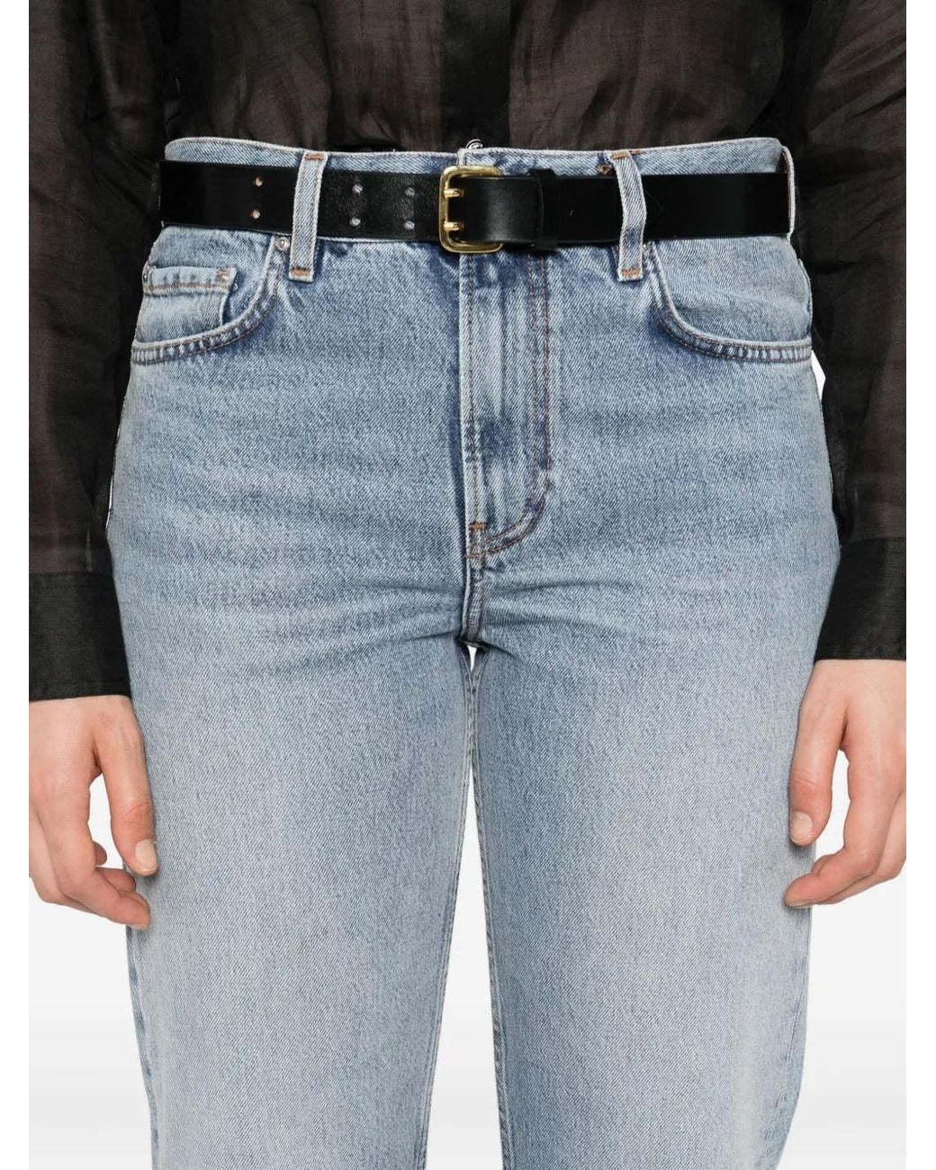 Totême Blue Jeans With Belt Loops