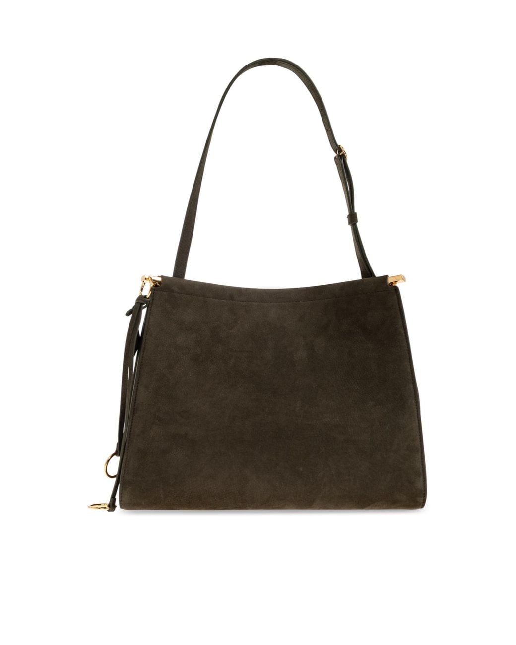 Alaïa Black Medium Le Click Suede Shoulder Bag