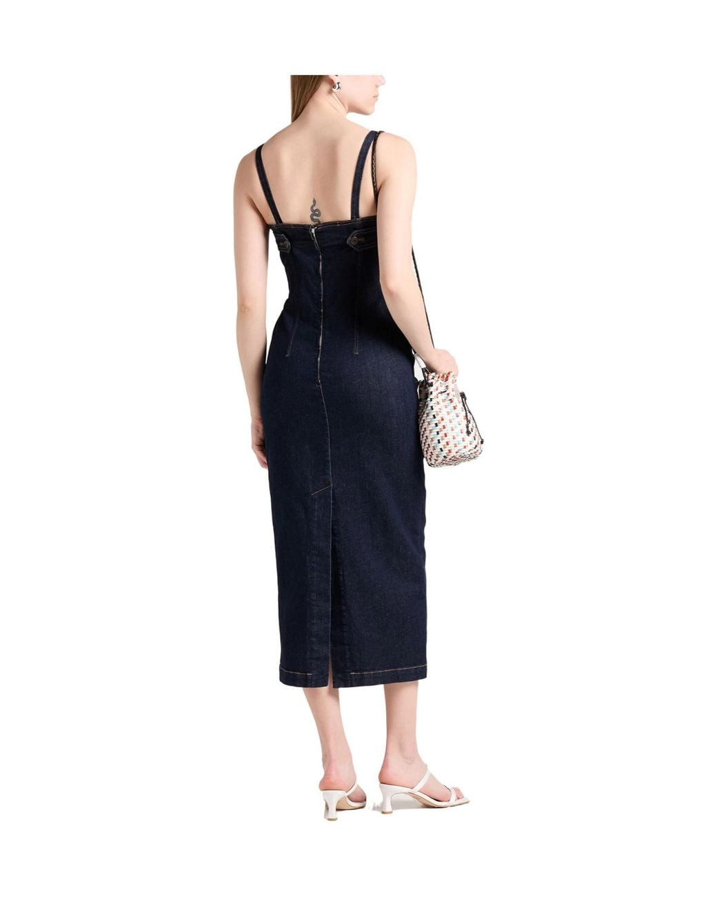 Weekend by Maxmara Blue Slim-Fit Denim Skirt