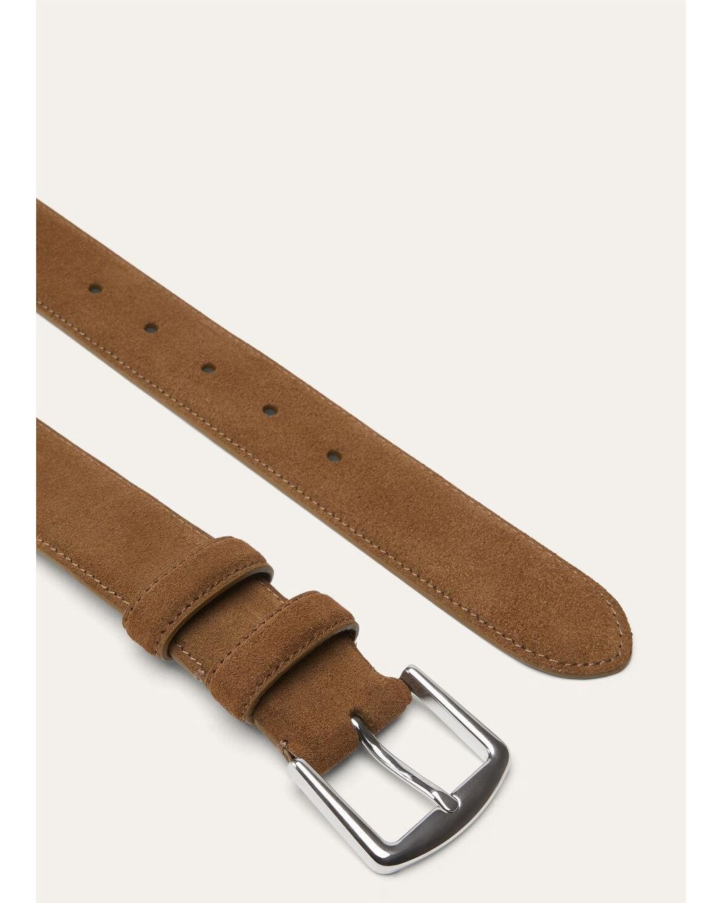 Loro Piana White Buckle Belt for men