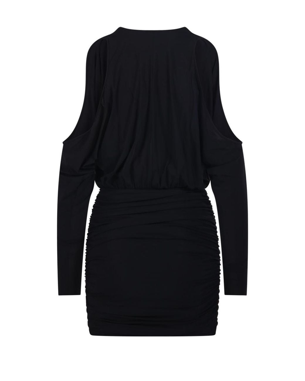 Amazuìn Blue Olivia Draped Mini Dress
